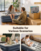 Inflatable Mattress Airbed with Built-In Pump