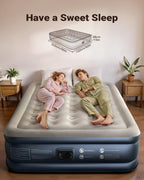 Inflatable Mattress Airbed with Built-In Pump