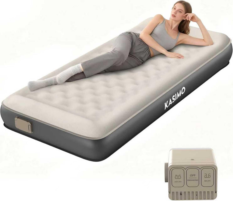 Inflatable Mattress Tpu Airbed with Built-In Battery