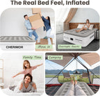 Inflatable Mattress with Built-In Airbed Pump X 46CM