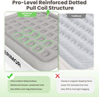 Inflatable Mattress with Built-In Airbed Pump X 46CM