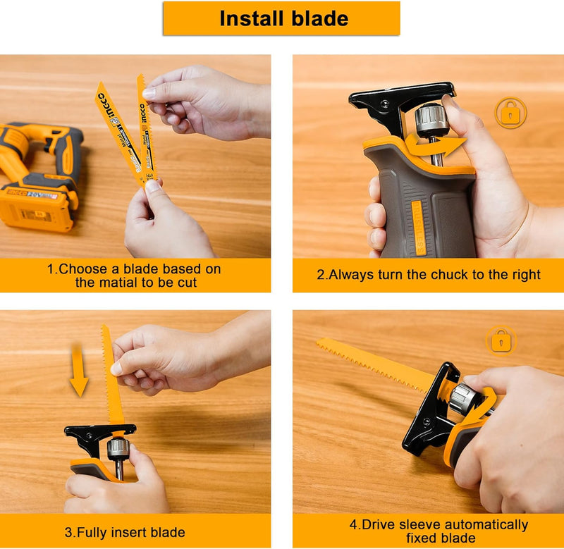 20V Cordless Reciprocating Saw Brushless Motor Electric Saws