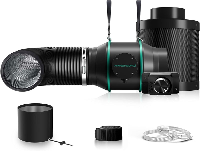 Inline Fan Carbon Filter Ducting Kit