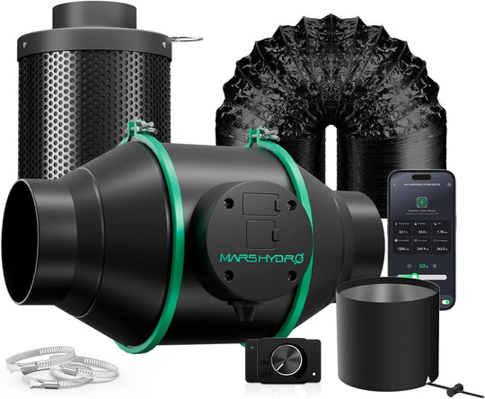 Inline Fan Carbon Filter Ducting Kit