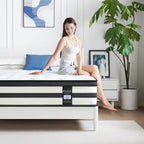Inofia Sleep Mattress Memory Foam 11 Inch Hybrid