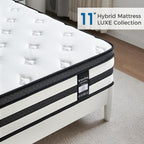 Inofia Sleep Mattress Memory Foam 11 Inch Hybrid