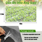 Insect Protection Netting 2.5m X 10m Vegetable Plant