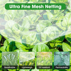Insect Protection Netting 2.5m X 10m Vegetable Plant