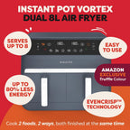 Vortex Dual Air Fryer Large 8L Twin