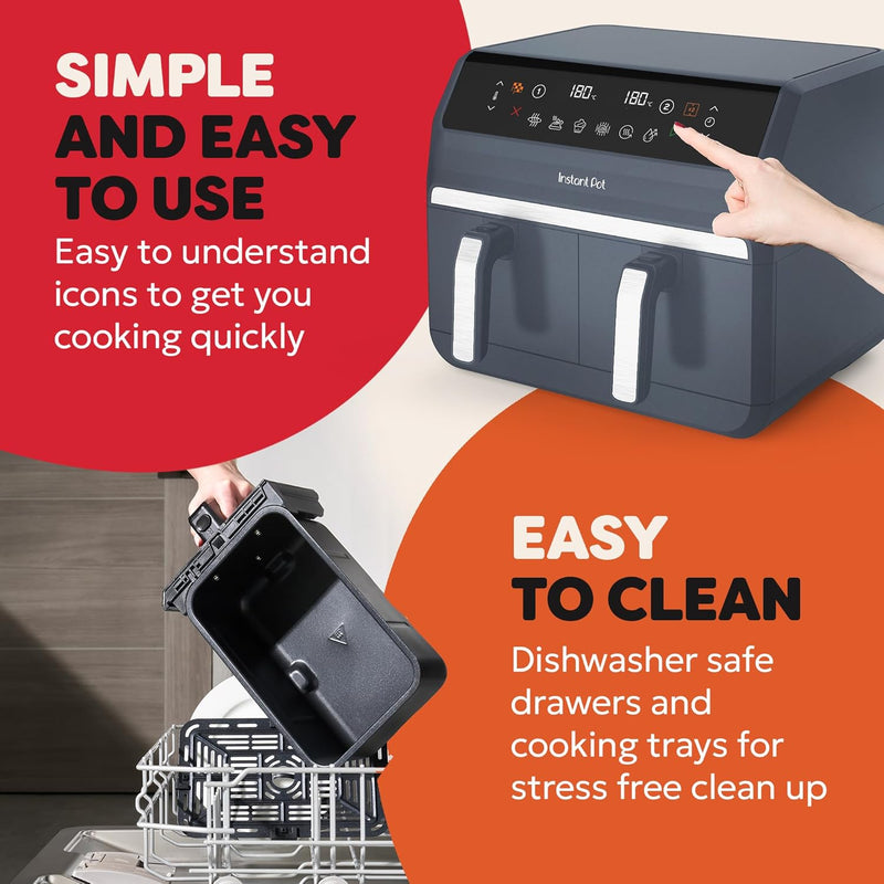 Vortex Dual Air Fryer Large 8L Twin