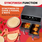 Vortex Dual Air Fryer Large 8L Twin