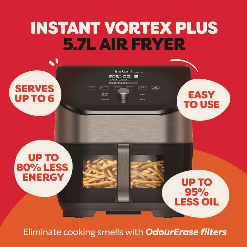 Instant Vortex Odourerase Digital Air Fryer with Single