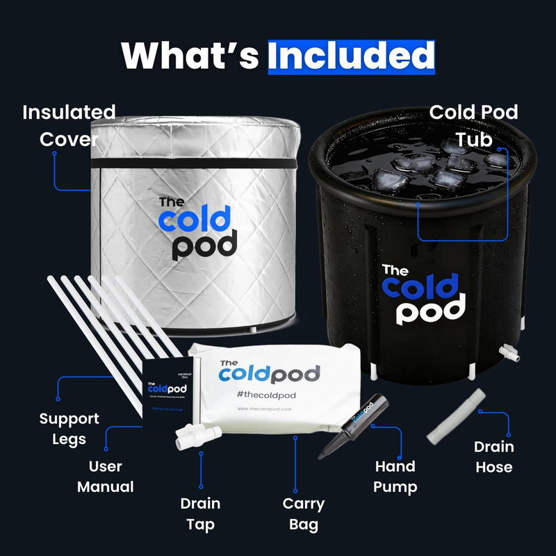 Insulated Ice Bath Tub with Cover 320L Cold