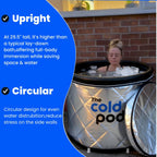Insulated Ice Bath Tub with Cover 320L Cold