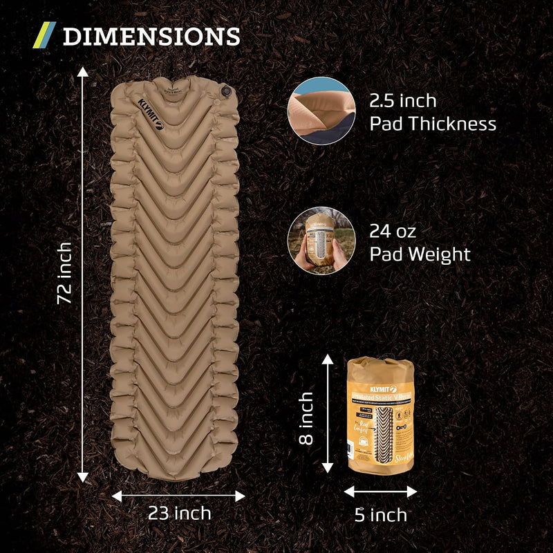 Insulated Static V Sleeping Pad