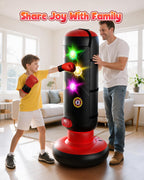 Interactive Punching Bag for Kids Boxing with Music