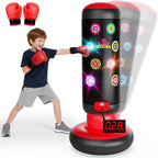 Interactive Punching Bag for Kids Boxing with Music
