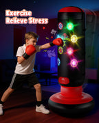 Interactive Punching Bag for Kids Boxing with Music