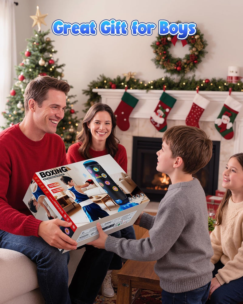 Interactive Punching Bag for Kids Boxing with Music
