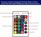 Interior Car LED Light Strip Music Sound-Activated