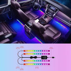 Interior Car LED Light Strip Music Sound-Activated