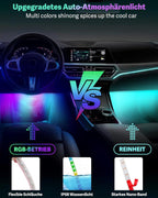 Interior Car LED Light Strip Music Sound-Activated
