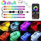 Interior Car LED Light Strip Music Sound-Activated