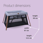 Iris2 2-In-1 Baby Travel Cot 0-3 0-15KG