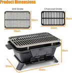 Iron Grill Tabletop Barbecue