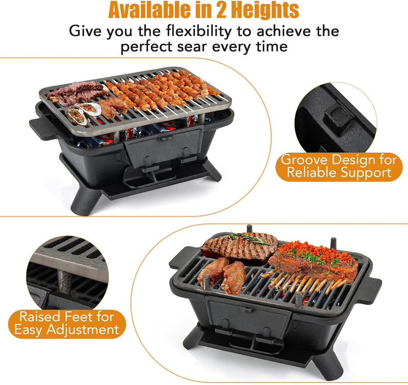 Iron Grill Tabletop Barbecue