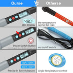 Iron Kit 90W Adjustable Temperature Soldering-Iron Gun Welding