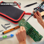Iron Kit 90W Adjustable Temperature Soldering-Iron Gun Welding