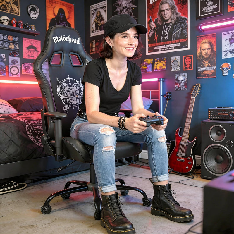 Iron Maiden Adult Gamer Chair Office Chair