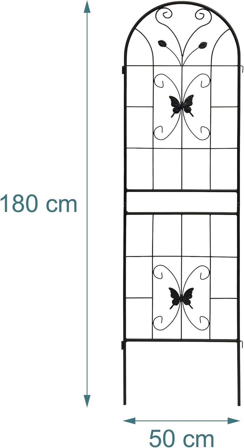 Iron Rose Trellises Garden Climbing Supports (Set of 2)