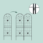 Iron Rose Trellises Garden Climbing Supports 180 X (Set of 2)