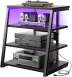 Isunirm Av Media Stand with Outlets 4-Tier Console