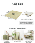 Japanese Tatami Mattress Igusa Mat Folds in Three