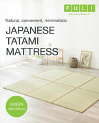 Japanese Tatami Mattress Igusa Mat Folds in Three