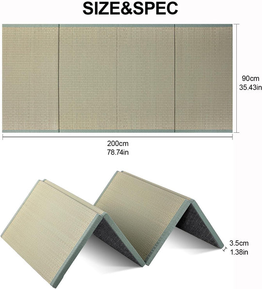 Japanese Traditional Tatami Mat Mattress Firm and Comfortable