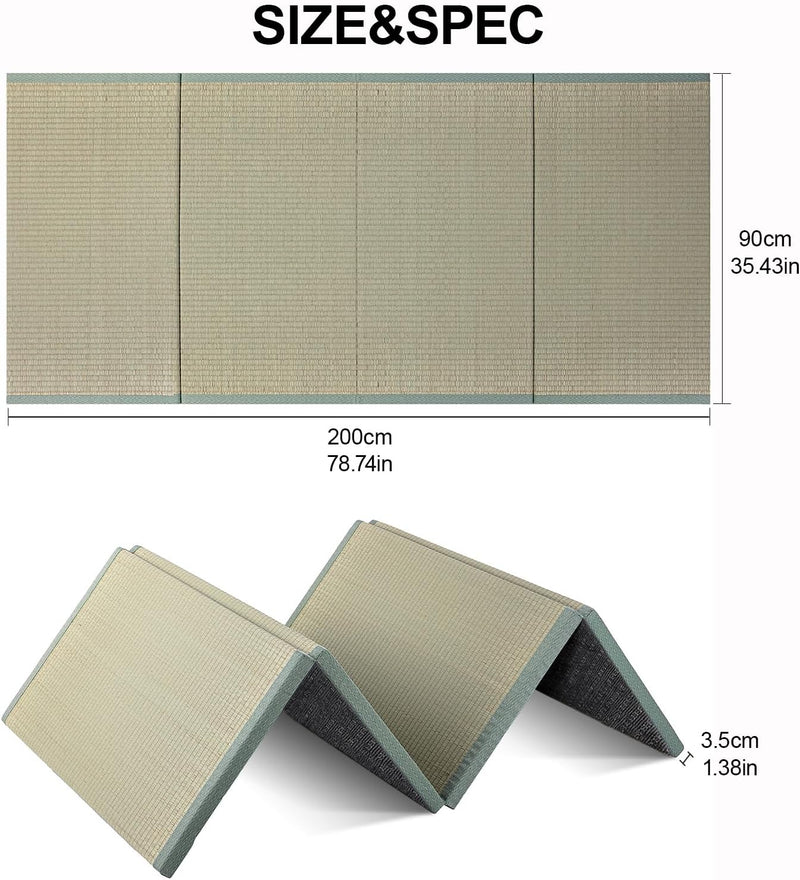 Japanese Traditional Tatami Mat Mattress Firm and Comfortable