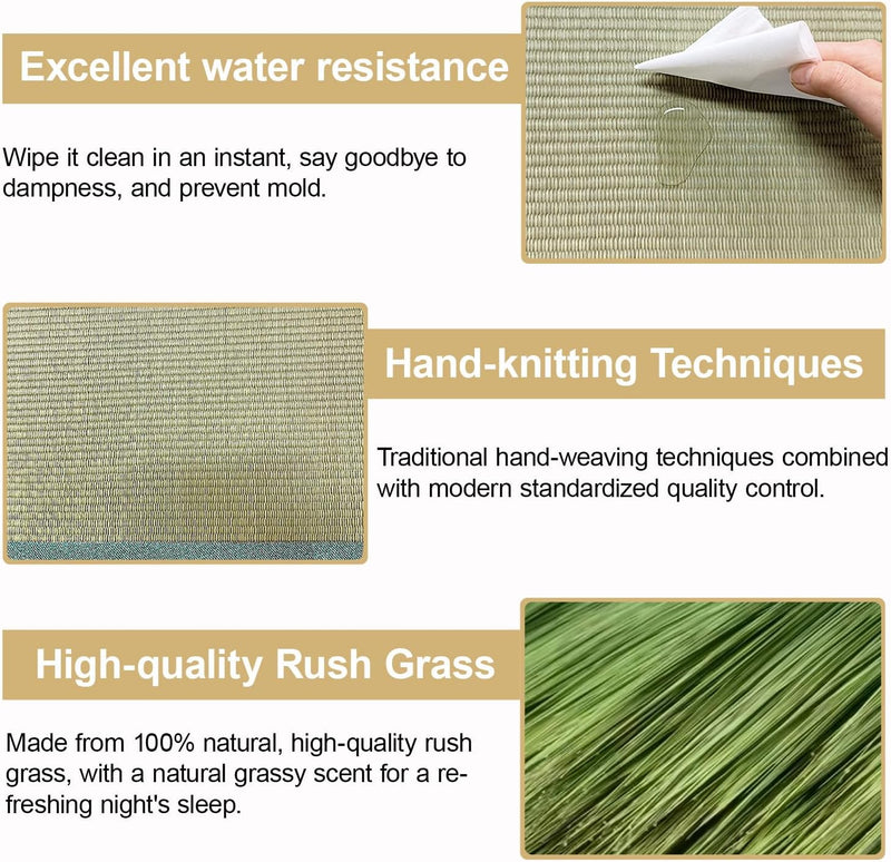 Japanese Traditional Tatami Mat Mattress Firm and Comfortable