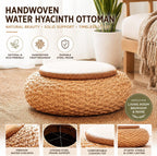 Japanese Zen Round Floor Cushion Handwoven Meditation Seat