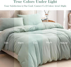 Jersey Knit Duvet Cover Set 100% T-Shirt Cotton