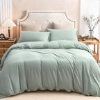 Jersey Knit Duvet Cover Set 100% T-Shirt Cotton
