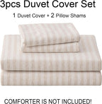 Jersey Knit Duvet Cover Set 100% T-Shirt Cotton