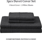 Jersey Knit Duvet Cover Set 100% T-Shirt Cotton