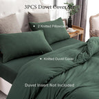 Jersey Knit Duvet Cover Set 100% T-Shirt Cotton