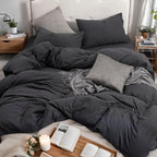 Jersey Knit Duvet Cover Set 100% T-Shirt Cotton