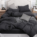 Jersey Knit Duvet Cover Set 100% T-Shirt Cotton