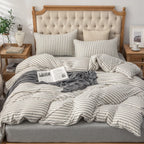 Jersey Knit Duvet Cover Set 100% T-Shirt Cotton